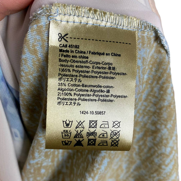 Maison Scotch Women's Graphic 3/4 sleeve Shirt.  Size sm - Picture 4 of 7